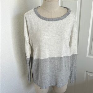 Red haute Colorblock Sweater